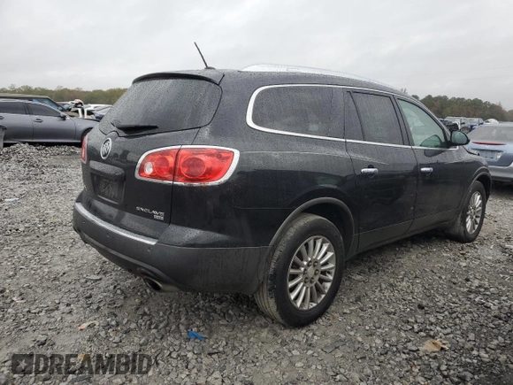 2011 Buick Enclave CXL-1 with VIN 5GAKRBED1BJ360625, listed as a Copart auction lot 80906914 with 212,364 mi miles and Salvage Title. Bid and sale history available at carsss.com. Image 3.