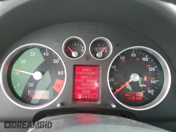 2005 Audi TT z VIN TRUWF28N451001406, wystawiony jako Copart lot #55391845 z przebiegiem 113 156 mil mil oraz Szkody całkowita. Historia ofert i sprzedaży dostępna na DreamBid. Obrazek 9.