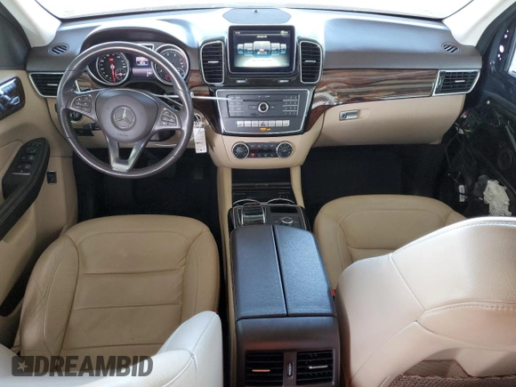 2016 Mercedes-Benz GLE 350 with VIN 4JGDA5JB9GA676927, listed as a Copart auction lot 58386515 with 78,132 mi miles and Salvage title. Bid and sale history available at DreamBid. Image 8.