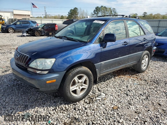 2001 Lexus RX 300 with VIN JTJHF10U810187271, listed as a Copart auction lot 47242574 with 291,173 mi miles and Clean Title. Bid and sale history available at carsss.com. Image 1.