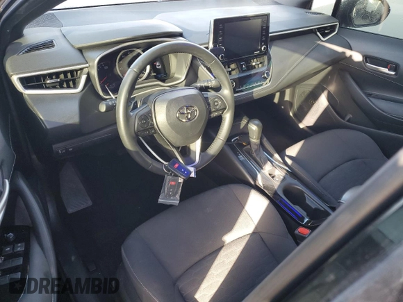 2022 Toyota Corolla Hatchback SE with VIN JTND4MBE1N3180631, listed as a Copart auction lot 76296614 with 39,690 mi miles and Salvage Title. Bid and sale history available at carsss.com. Image 8.