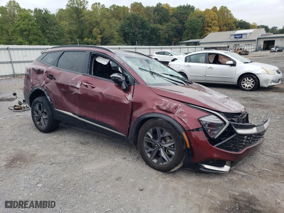 2023 Kia Sportage Hybrid SX-Prestige with VIN KNDPXCAG8P7032087, listed as a Copart auction lot 71561974 with 36,429 mi miles and Salvage Title. Bid and sale history available at carsss.com. Image 4.
