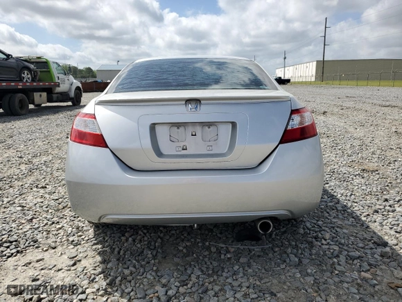 2008 Honda Civic Cpe EX with VIN 2HGFG12888H569511, listed as a Copart auction lot 51523725 with 173,230 mi miles and Salvage Title. Bid and sale history available at carsss.com. Image 6.