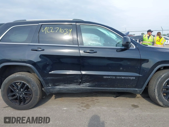 2018 Jeep Grand Cherokee Laredo with VIN 1C4RJFAG5JC487893, listed as a IAAI auction lot 42271034 with 91,346 mi miles and . Bid and sale history available at DreamBid. Image 12.