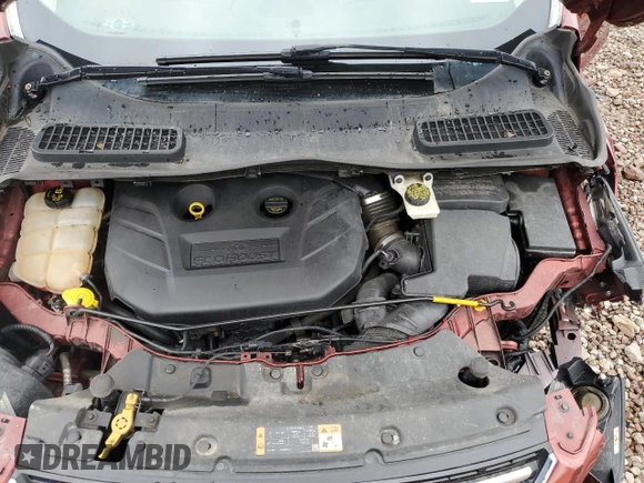 2014 Ford Escape Titanium with VIN 1FMCU9J94EUB20852, listed as a Copart auction lot 51412835 with 170,817 mi miles and Salvage Title. Bid and sale history available at DreamBid. Image 12.