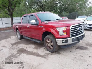 2015 Ford F-150 XL with VIN 1FTEW1CP7FFC87507, listed as a IAAI auction lot 41913485 with 150,960 mi miles. Bid and sale history available at carsss.com. Image 1.