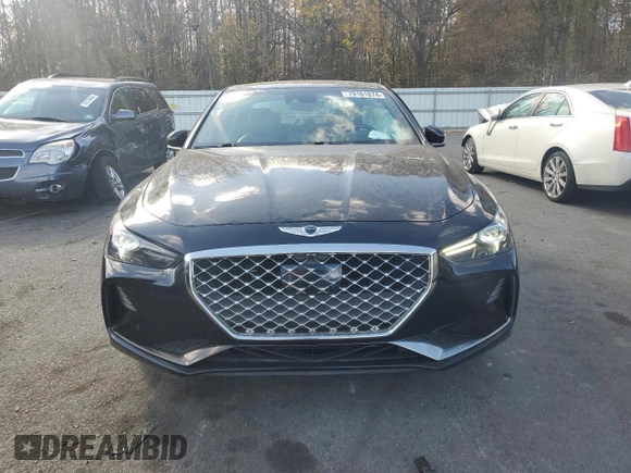 2021 Genesis G70 3.3T with VIN KMTG34LE5MU076656, listed as a Copart auction lot 79161874 with 60,000 mi miles and Salvage Title. Bid and sale history available at carsss.com. Image 5.