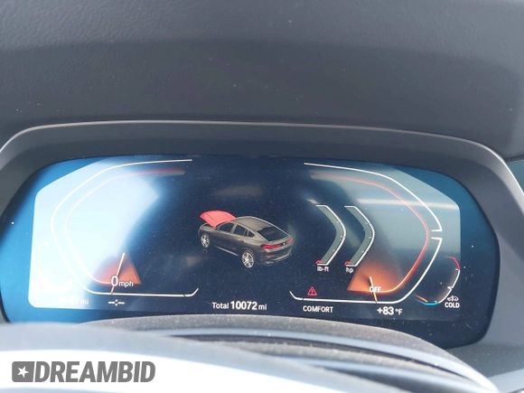 2021 BMW X6 sDrive40i z VIN 5UXCY4C06M9F26841, wystawiony jako IAAI lot #42122749 z przebiegiem 10 072 mil mil oraz . Historia ofert i sprzedaży dostępna na DreamBid. Obrazek 7.