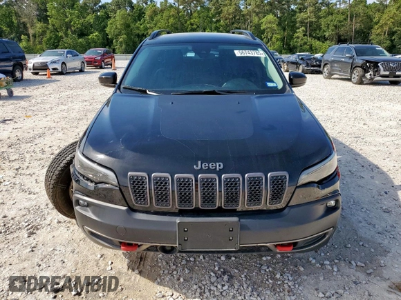 2022 Jeep Cherokee Trailhawk with VIN 1C4PJMBX5ND549240, listed as a Copart auction lot 56743785 with 11,392 mi miles and Salvage title. Bid and sale history available at DreamBid. Image 5.