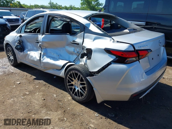 2024 Nissan Versa S with VIN 3N1CN8DV1RL875920, listed as a IAAI auction lot 42370865 with 22,080 mi miles and . Bid and sale history available at DreamBid. Image 3.