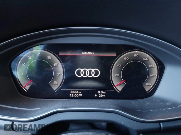 2024 Audi Q5 S line Prestige with VIN WA1FAAFY1R2090698, listed as a IAAI auction lot 41273717 with 8,684 mi miles and . Bid and sale history available at DreamBid. Image 15.