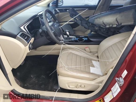 2016 Ford Fusion SE with VIN 3FA6P0H9XGR169578, listed as a Copart auction lot 58254695 with Not provided miles and Salvage title. Bid and sale history available at DreamBid. Image 7.