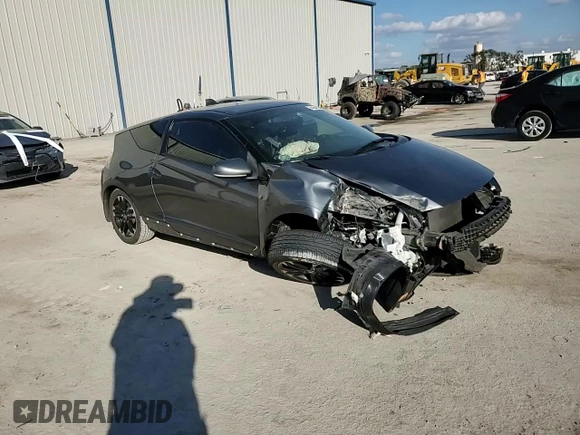 2015 Honda CR-Z EX with VIN JHMZF1D65FS002316, listed as a Copart auction lot 44546585 with 87,745 mi miles and Salvage Title. Bid and sale history available at DreamBid. Image 14.