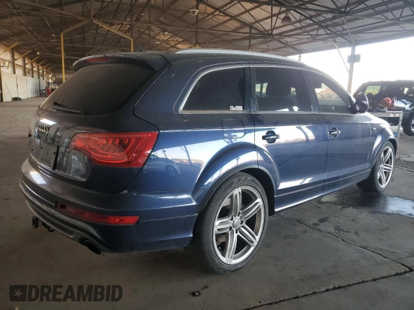 2011 Audi Q7 S line with VIN WA1DGAFE5BD005268, listed as a Copart auction lot 85074734 with 156,819 mi miles and Clean title. Bid and sale history available at DreamBid. Image 3.