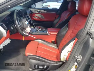 2021 BMW 8 Series M850i with VIN WBAGV8C00MCG65804, listed as a Copart auction lot 60445755 with 37,045 mi miles and Clean title. Bid and sale history available at DreamBid. Image 7.