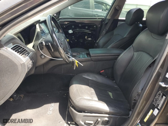 2018 Genesis G80 3.8L with VIN KMHGN4JE2JU277420, listed as a Copart auction lot 67351614 with 145,203 mi miles and Salvage Title. Bid and sale history available at carsss.com. Image 7.