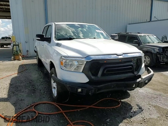 2022 Ram 1500 Big Horn with VIN 1C6RREMT2NN480011, listed as a Copart auction lot 46630725 with 77,951 mi miles and Salvage Title. Bid and sale history available at carsss.com. Image 14.