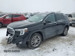 2022 GMC Terrain SLT with VIN 3GKALVEV8NL146626, listed as a Copart auction lot 45571715 with 69,694 mi miles and Salvage Title. Bid and sale history available at carsss.com. Image 1.