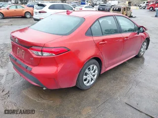 2020 Toyota Corolla LE with VIN 5YFEPRAE1LP096201, listed as a IAAI auction lot 41808175 with 90,111 mi miles. Bid and sale history available at carsss.com. Image 4.