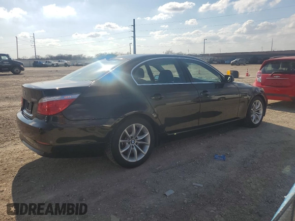 2008 BMW 5 Series 550i with VIN WBANW53568CT49017, listed as a Copart auction lot 44167845 with 159,396 mi miles and Salvage Title. Bid and sale history available at carsss.com. Image 3.
