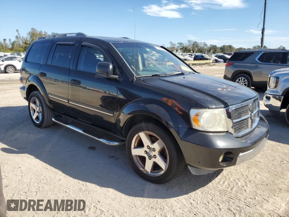 2007 Dodge Durango Limited with VIN 1D8HD58237F542454, listed as a Copart auction lot 75295324 with 113,103 mi miles and Salvage title. Bid and sale history available at DreamBid. Image 4.