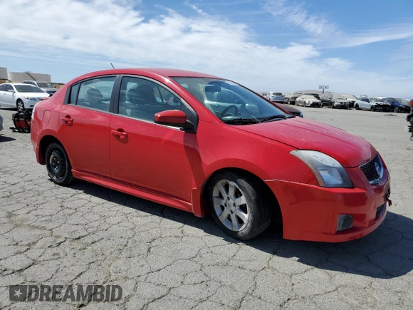 2012 Nissan Sentra SR with VIN 3N1AB6AP3CL652571, listed as a Copart auction lot 63545345 with 95,618 mi miles and Salvage title. Bid and sale history available at DreamBid. Image 4.