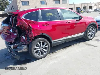 2022 Honda CR-V Touring with VIN 7FARW2H95NE036087, listed as a IAAI auction lot 41652693 with 20,694 mi miles. Bid and sale history available at carsss.com. Image 4.