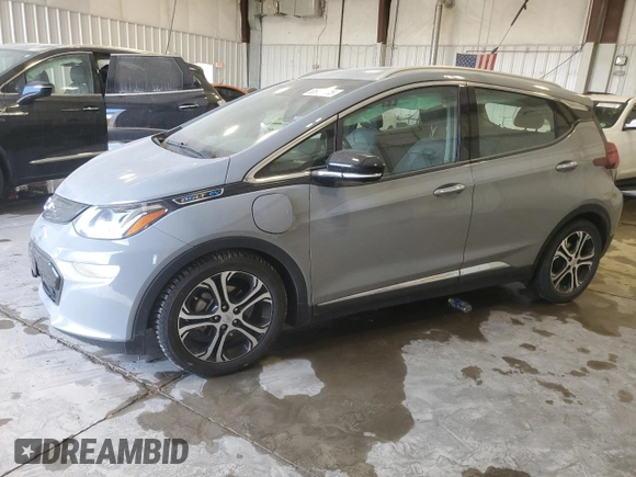 2021 Chevrolet Bolt EV Premier with VIN 1G1FZ6S06M4106959, listed as a Copart auction lot 55981405 with Not provided miles and Non repairable. Bid and sale history available at DreamBid. Image 1.