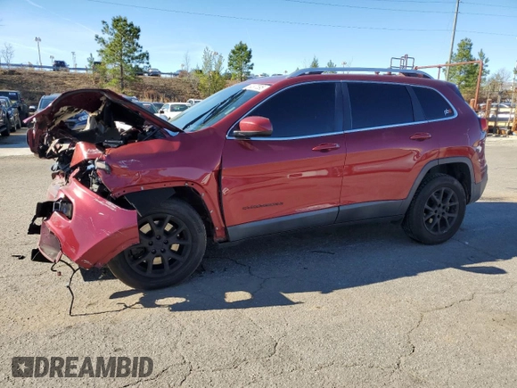 2015 Jeep Cherokee Latitude with VIN 1C4PJLCB5FW695592, listed as a Copart auction lot 50297695 with 108,091 mi miles and Salvage Title. Bid and sale history available at DreamBid. Image 1.