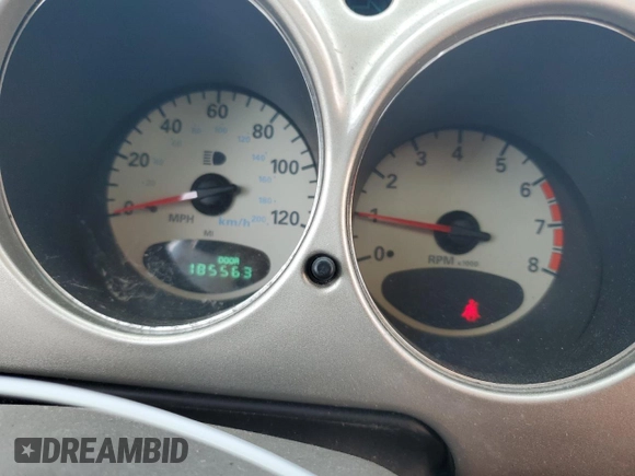 2001 Chrysler PT Cruiser with VIN 3C8FY4BB31T273316, listed as a Copart auction lot 70041484 with 185,563 mi miles and Clean Title. Bid and sale history available at DreamBid. Image 9.