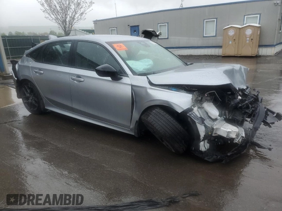 2025 Honda Civic Sport with VIN 2HGFE2F53SH522681, listed as a Copart auction lot 56185615 with Not provided miles and Salvage title. Bid and sale history available at DreamBid. Image 4.