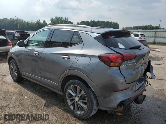 2022 Buick Encore GX Essence with VIN KL4MMFSL7NB008554, listed as a Copart auction lot 62138275 with 45,758 mi miles and Salvage title. Bid and sale history available at DreamBid. Image 2.