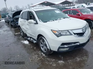 2011 Acura MDX Tech Pkg with VIN 2HNYD2H67BH517834, listed as a IAAI auction lot 41558284 with 181,718 mi miles. Bid and sale history available at carsss.com. Image 1.