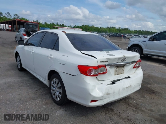 2012 Toyota Corolla L with VIN 5YFBU4EE5CP044613, listed as a IAAI auction lot 42113624 with 208,780 mi miles and . Bid and sale history available at carsss.com. Image 3.