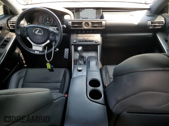 2016 Lexus IS 200t with VIN JTHBA1D23G5037868, listed as a Copart auction lot 60637515 with 110,397 mi miles and Salvage title. Bid and sale history available at DreamBid. Image 8.