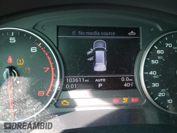 2018 Audi Q5 Premium with VIN WA1ANAFY8J2157784, listed as a Copart auction lot 84956734 with 103,611 mi miles and Salvage Title. Bid and sale history available at carsss.com. Image 9.