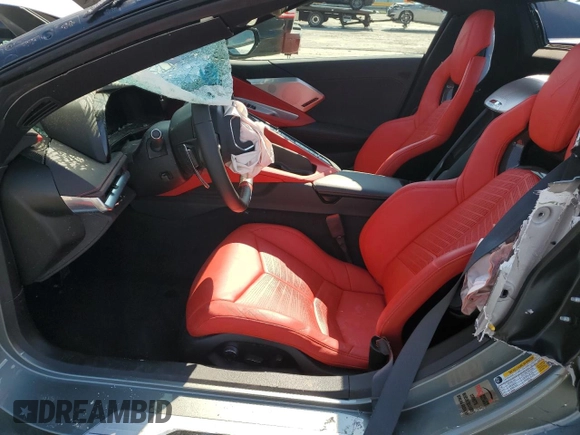 2023 Chevrolet Corvette 2LT with VIN 1G1YB3D46P5138627, listed as a Copart auction lot 70691464 with 0 mi miles and Salvage Title. Bid and sale history available at carsss.com. Image 7.