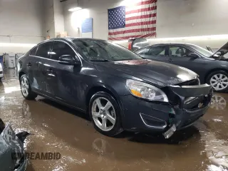2012 Volvo S60 T5 with VIN YV1622FS3C2105207, listed as a Copart auction lot 50939025 with 189,292 mi miles and Salvage Title. Bid and sale history available at carsss.com. Image 4.