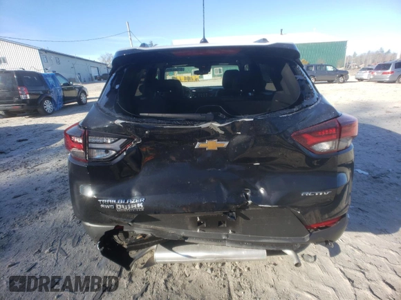 2023 Chevrolet TrailBlazer ACTIV with VIN KL79MSSL1PB217289, listed as a Copart auction lot 81580383 with 2,574 mi miles and Salvage Title. Bid and sale history available at DreamBid. Image 6.