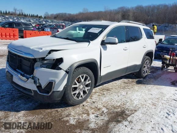 2020 GMC Acadia SLT with VIN 1GKKNULS1LZ147754, listed as a IAAI auction lot 41629826 with 85,528 mi miles and . Bid and sale history available at DreamBid. Image 2.