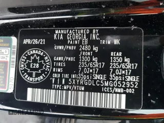 2021 Kia Sorento LX z VIN 5XYRGDLC5MG052952, wystawiony jako Copart lot #88166955 z przebiegiem 67 725 mil mil oraz Szkoda całkowita • Salvage title. Historia ofert i sprzedaży dostępna na DreamBid. Obrazek 13.