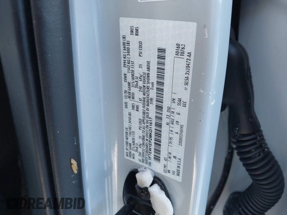 2021 Ford F-150 XL with VIN 1FTEW1EP2MKD11617, listed as a IAAI auction lot 41659466 with 54,000 mi miles and . Bid and sale history available at DreamBid. Image 9.