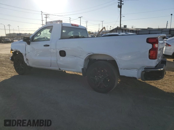 2023 Chevrolet Silverado 1500 Work Truck with VIN 3GCNAAEDXPG198788, listed as a Copart auction lot 81760444 with 23,608 mi miles and Salvage Title. Bid and sale history available at DreamBid. Image 2.