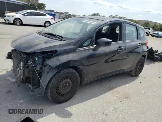 2016 Nissan Note S with VIN 3N1CE2CP3GL350872, listed as a Copart auction lot 54414465 with 135,492 mi miles and Salvage Title. Bid and sale history available at DreamBid. Image 1.