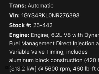 2022 Cadillac Escalade ESV Sport Platinum z VIN 1GYS4RKL0NR276XXX, wystawiony jako Copart lot #59820495 z przebiegiem 63 182 mil mil oraz Czysty tytuł • Clean title. Historia ofert i sprzedaży dostępna na DreamBid. Obrazek 10.