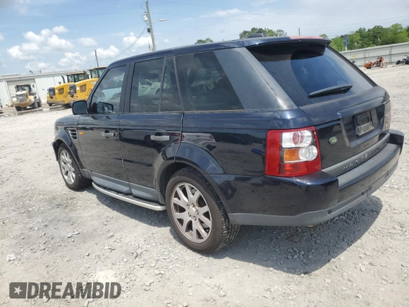 2008 Land Rover Range Rover Sport HSE with VIN SALSF254X8A135130, listed as a Copart auction lot 54496565 with 182,825 mi miles and Salvage Title. Bid and sale history available at DreamBid. Image 2.