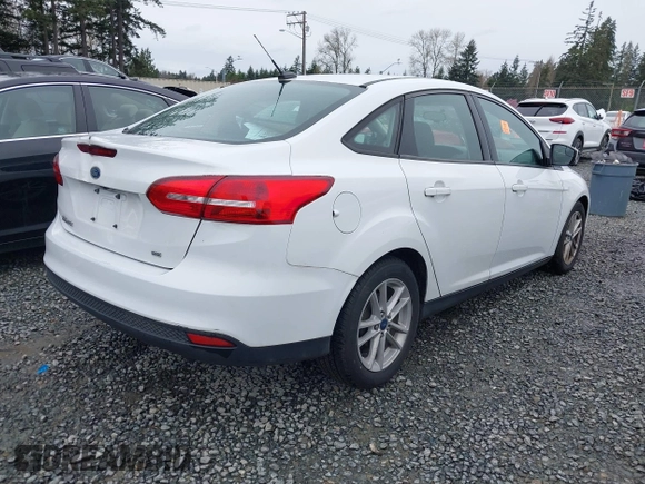 2018 Ford Focus SE with VIN 1FADP3F28JL288105, listed as a IAAI auction lot 41884469 with 1 mi miles. Bid and sale history available at carsss.com. Image 4.