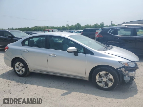 2014 Honda Civic LX z VIN 19XFB2F57EE014804, wystawiony jako Copart lot #59690565 z przebiegiem 208 650 mil mil oraz Szkoda całkowita • Salvage title. Historia ofert i sprzedaży dostępna na DreamBid. Obrazek 4.