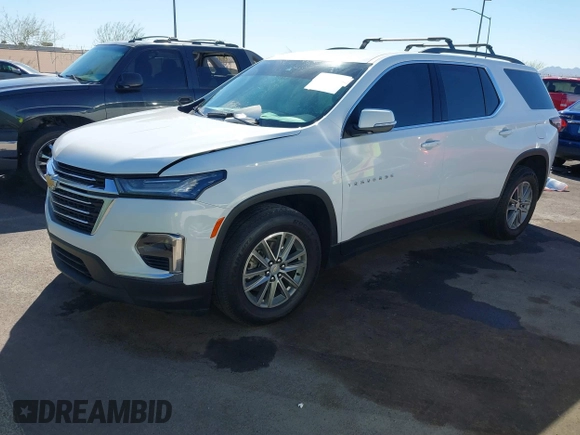 2023 Chevrolet Traverse LT Cloth with VIN 1GNERGKW4PJ130588, listed as a IAAI auction lot 41883308 with 78,792 mi miles and . Bid and sale history available at DreamBid. Image 17.
