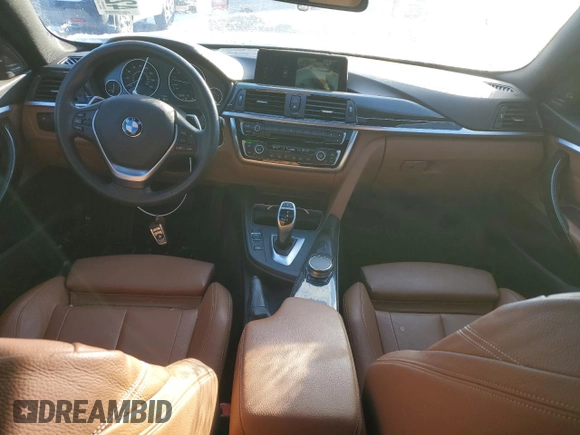 2017 BMW 4 Series 430i xDrive with VIN WBA4F9C34HG813108, listed as a Copart auction lot 42123645 with 55,417 mi miles and Salvage title. Bid and sale history available at DreamBid. Image 8.